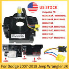 For Dodge 2007-2018 Jeep Wrangler JK Steering Wheel Clock spring w/Angle Sensor (For: 2010 Jeep Wrangler)
