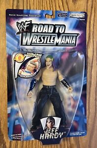 WWF WWE Jakks Road to Wrestlemania Jeff Hardy Action Figure BRAND NEW 2002 HTF
