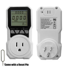 Electricity Power Consumption Meter US Plug-in Energy Monitor Watt Kwh Analyzer