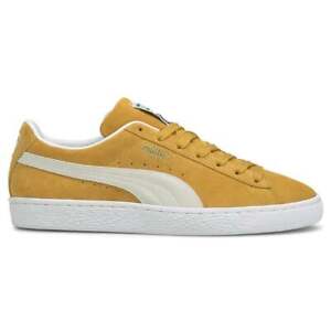 Puma Suede Classic Xxi Lace Up  Mens Yellow Sneakers Casual Shoes 37491505