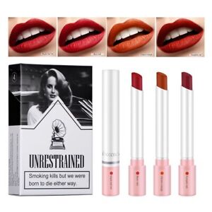 Lana Del Rey Lipstick Matte Tube Lipstick 4 Colors Lip Tint Stain Set  Women