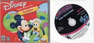 Disney Mickey Mouse Toddler & Starflyer Alien Space Chase Pc New Win10 8 7 XP