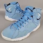 Nike Mens Air Jordan Pantone 7 Retro 304775 Blue Basketball Shoes Sneaker sz 8.5