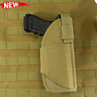 Tactical MOLLE Gun Holster Fits Handgun with Flashlight Laser / Light Attachment