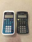 Texas Instruments Lot of 2 Calculators TI-30X IIS and TI-34 Multiview No Covers