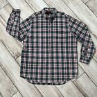 Abercrombie & Fitch Men’s Size XXL The Big Shirt Green Red Plaid Flannel