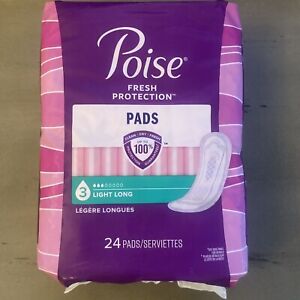 POISE Pads Fresh Protection Light Long #3 NEW!