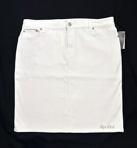 Lauren Ralph Lauren Womens Plus Size White Pencil Skirt Size: Various NWT$110