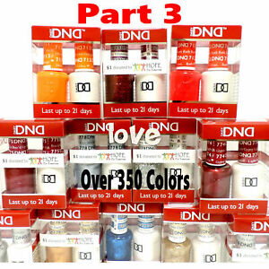 DND Daisy Gel Nail Polish 0.5oz Gel Color Duo (701 - 919) Choose Color Part 3
