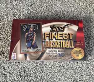 1996-97 Topps Finest Series 1 Basketball Factory Sealed Box