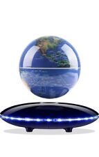Levitating Globe,Cool Gadgets Floating  Map Office Decor with LED Light Base USA