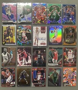 NBA 20 Card Lot  Auto /25 Rookie RC Prizm Colored Court Kings Cracked Ice Holo