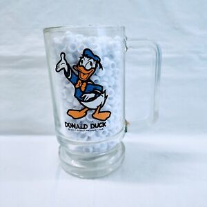 Vintage Walt Disney Productions Donald Duck Beverage Glass Mug