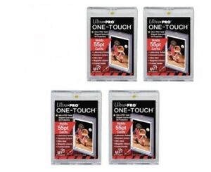 Lot of 4 Ultra PRO 55PT UV ONE-TOUCH Magnetic Holder 81909 Thick Card-Prizm