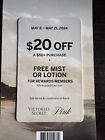 2 Victoria’s Secret Coupons $20 Off $50 + 1FREE Mist or Lotion, May 8-23 2024