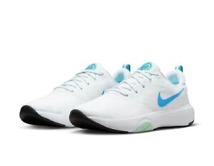 Women Nike City Rep TR Training Shoes Sneakers White/Light Blue/Green DA1351-102