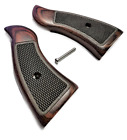 Grips fits Smith Wesson K Frame S&W Classic ROSEWOOD Checkered New Item