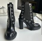 Alexander McQueen Tread Grommet Embellished Chelsea Boot - Missing Pull Tab NWOT