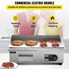 New ListingCommercial Electric Griddle Flat Top Grill 1600W BBQ Hot Plate Grill Countertop