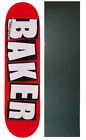 BAKER SKATEBOARD DECK Brand Logo White 8.5' with GRIPTAPE BRAND NEW IN SHRINK