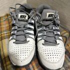 Nike Vapor Court Running Shoes Womens Size 8 631713-100 White & Gray