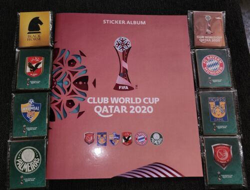 FIFA Club World Cup  QATAR 2020 Full set Stickers Album by Black Horse