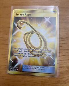 X1 Pokémon TCG Escape Rope Burning Shadows 163/147 Holo Secret Rare NM/LP