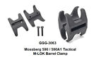GG&G GGG-3063 M-LOK - MLOK Aluminum Barrel Clamp for Mossberg 590 / 590A1 - NEW!