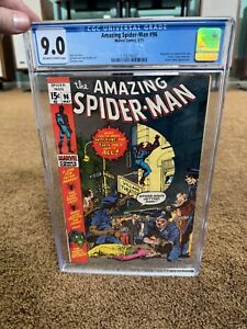 Amazing Spider-Man #96 CGC 9.0 Drug Story Not Approved By CCA Marvel 1971