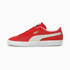 Puma Suede Classic XXI 374915-02 Men's Red/White Low Top Trainers Shoes NR3714