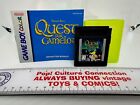 1998 Nintendo Game Boy Color Quest For Camelot Game And Manual Inv-0867
