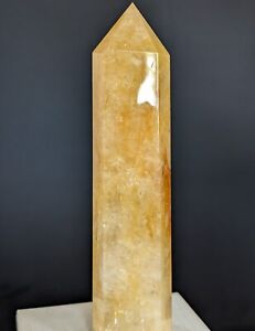 Golden Healer Tower Crystal Large Big Tall Gemstone