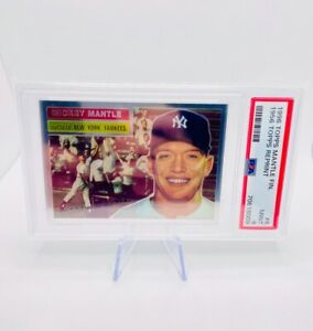 New Listing1996 Topps Mickey Mantle Finest - 1956 Reprint - PSA 9 Mint 🔥