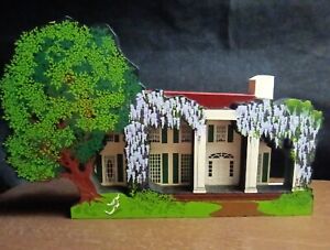 TARA REVISTED Gone With the Wind Sheila Wooden House 1999 Made In The USA