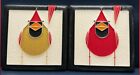 Motawi Tileworks Male And Female Cardinal Set, 4x4