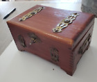 Vintage  Wood Jewelry Box