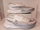 Nike ZoomX Streakfly White Metallic Silver Men's Racing Shoes Size 11 EXCELLENT