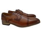 Antonio Cerrelli Elite Brown Wood Grain Look Lace-up Dress Shoes Men's Size 12