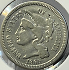 1865  3 Cent Nickel  AC368