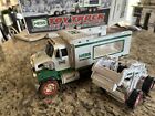 2008 HESS TOY TRUCK AND FRONT LOADER With Box - Loader Missing Scooper - Used