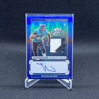 TRAVON WALKER 2022 PANINI CONTENDERS OPTIC ROOKIE PATCH AUTO BLUE CARD /50