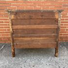 Antique Oak Dresser 4 Drawers with Mirror Pinon Joints Scalloped Edge Top