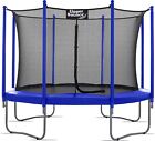 Machrus Upper Bounce Trampoline with Safety Net and Spring Padding 16FT - Blue