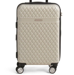 KATHY IRELAND 3pc 22in/26in/29in White Hardcase Expandable TSA Lock Luggage Set