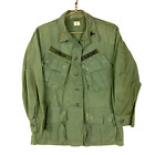 Vintage Us Military Wind Resistant Jacket Size Small Green Vietnam Era 1967
