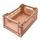 Heavy Duty Collapsible Plastic Milk Crate Foldable Garage Storage Bin Container