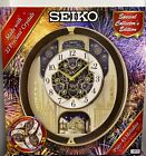NEW Seiko Collector's Edition: 3-piece dial clock GOLD