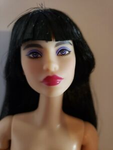 NUDE BARBIE SIGNATURE LOOKS #19 LINA TALL MADE TO MOVE BLACK HAIR DOLL NEW