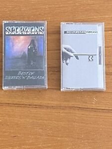 Scorpions 2 Cassettes: Best of Rockers 'N' Ballads & Crazy World XLNT