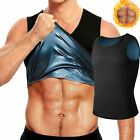 Men's Sweat Body Shaper Sauna Slimming Trainer Shapewear Gym Shirt Workout Vest